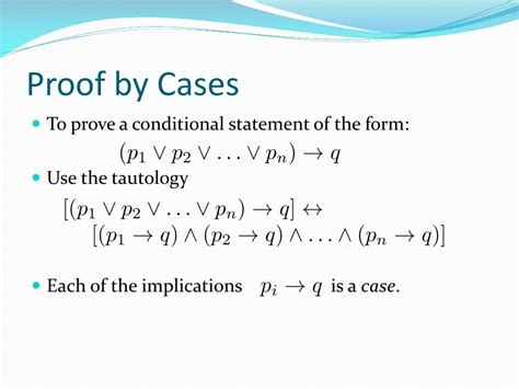 3.4: Using Cases in Proofs .